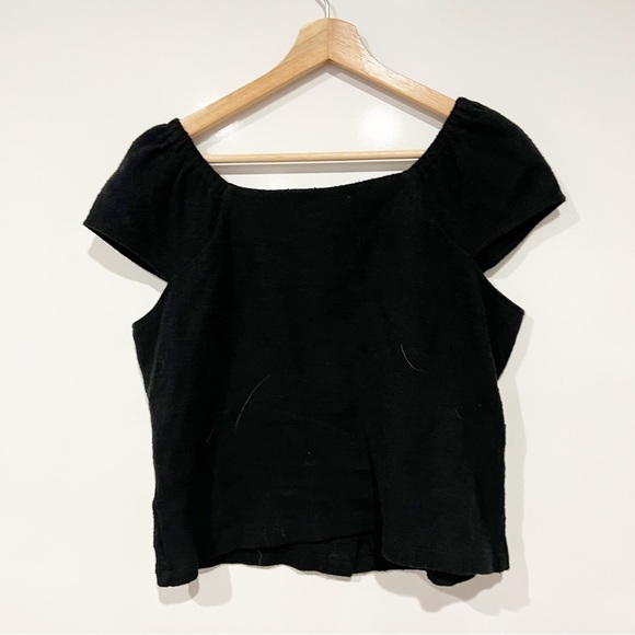 Madewell Texture & Thread Button-Front Top - Picture 6 of 11